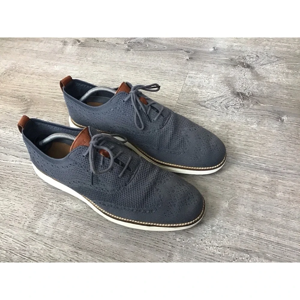 Cole Haan Men's Size 11 M OriginalGrand Wingtip Oxford Magnet Shoes C27961